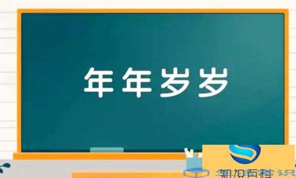 年年岁岁代表什么意思