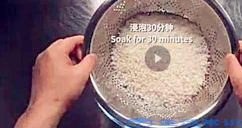 如何制作米粉取米,用清水洗净