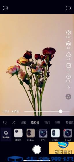 轻颜相机xsmax原相机模式在哪儿