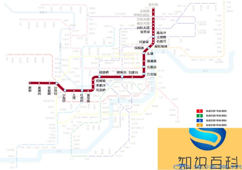 重庆轻轨9号线二期线路规划图 地铁9号线二期线路图