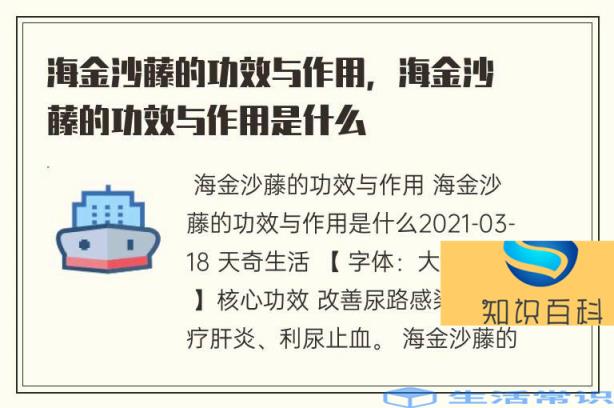 海金沙藤的功效与作用，海金沙藤的功效与作用是什么