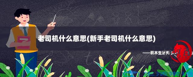 老湿机是什么意思(初学者老湿机是什么意思)